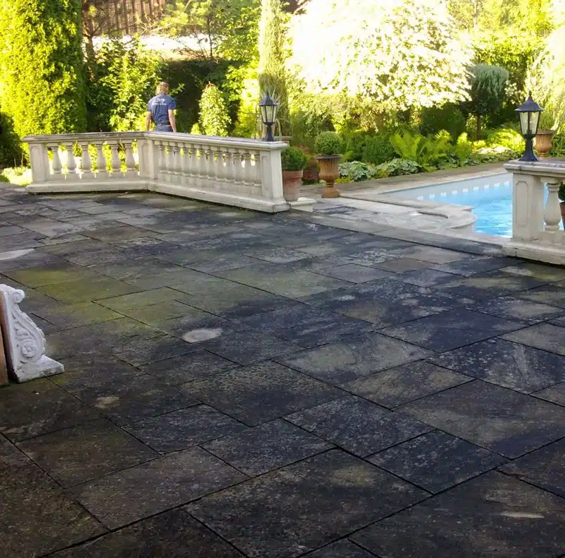 Terrassenreinigung