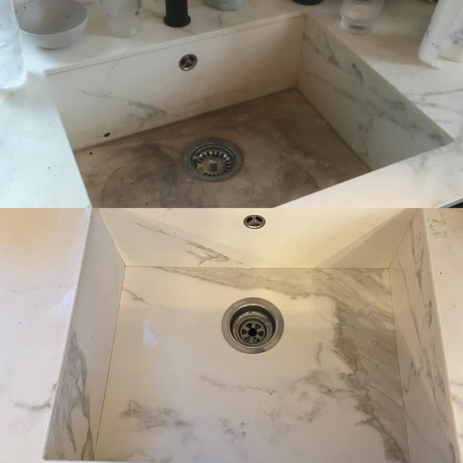 Marmorboden matt geworden