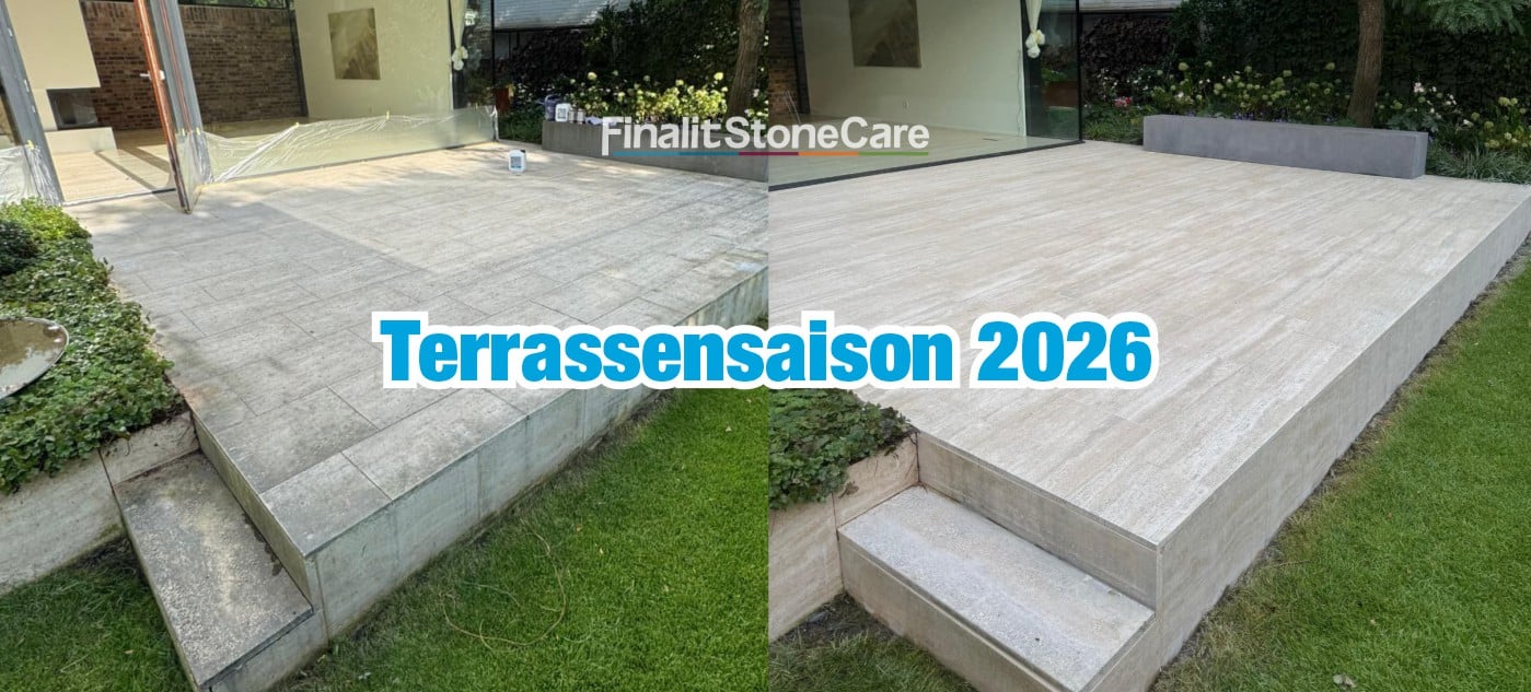 Terrassenreinigung-4 professionelle Terrassenreinigung Naturstein mit Reinigungsmaschine