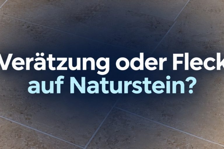 Verätzungen und Flecken auf Steinoberflächen